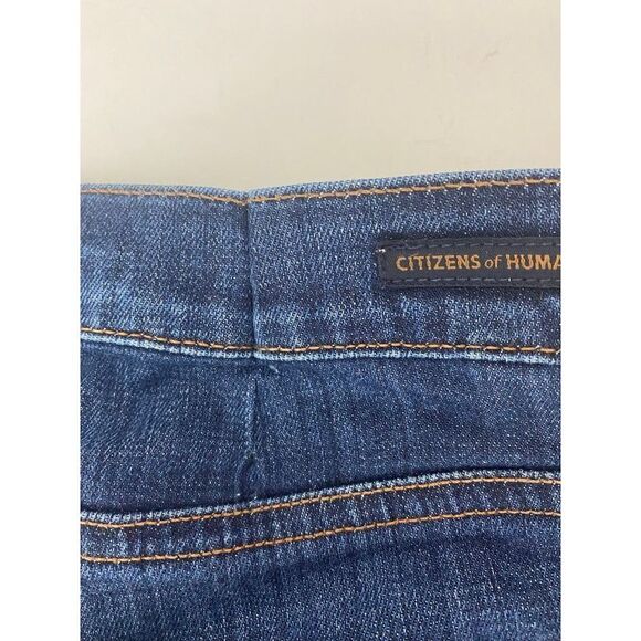 Citizens of Humanity Dani Cropped Straight Leg Jeans Blue - Size 30 (with darts) - Picture 12 of 15